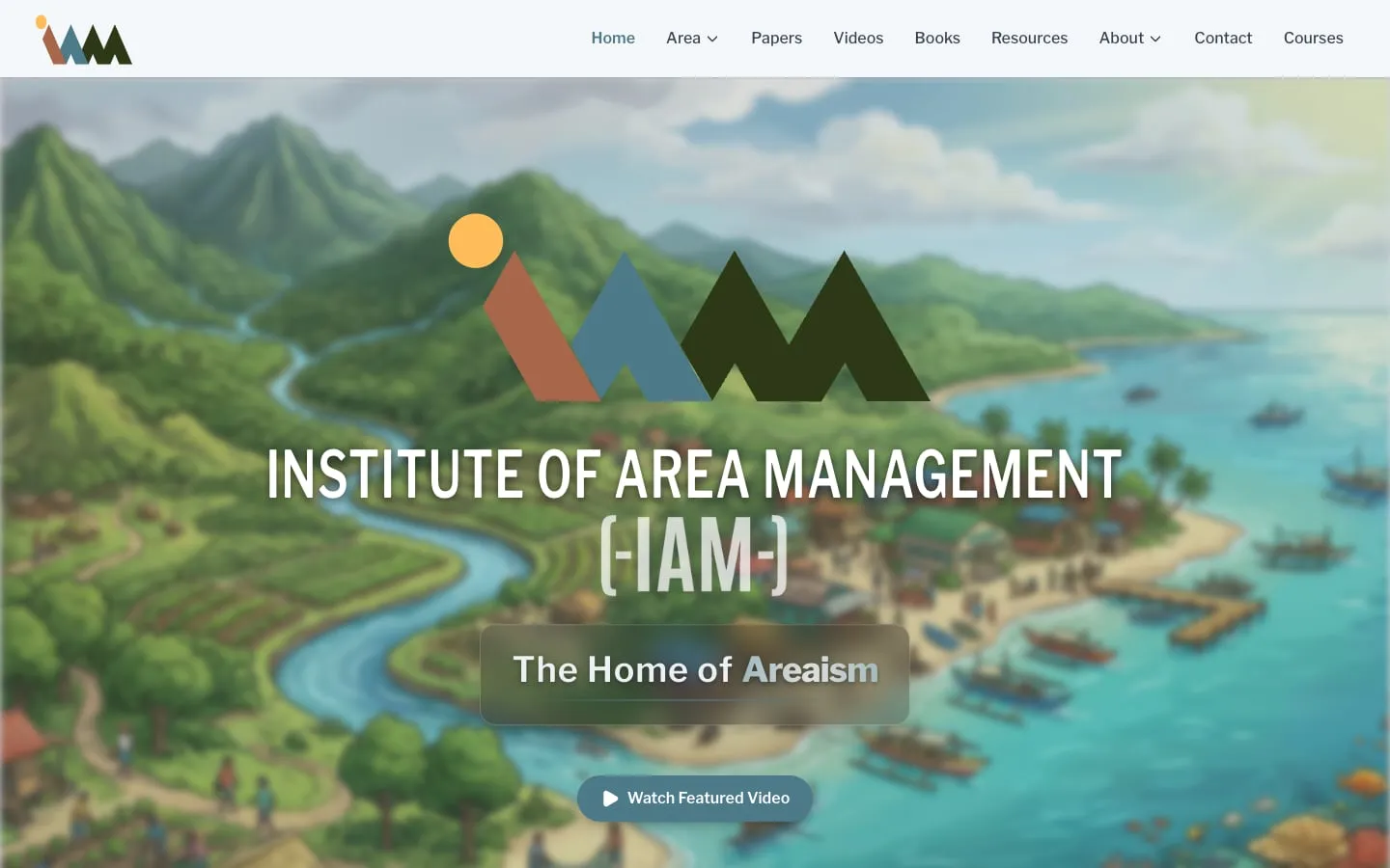 Homepage of iam-areaism.com